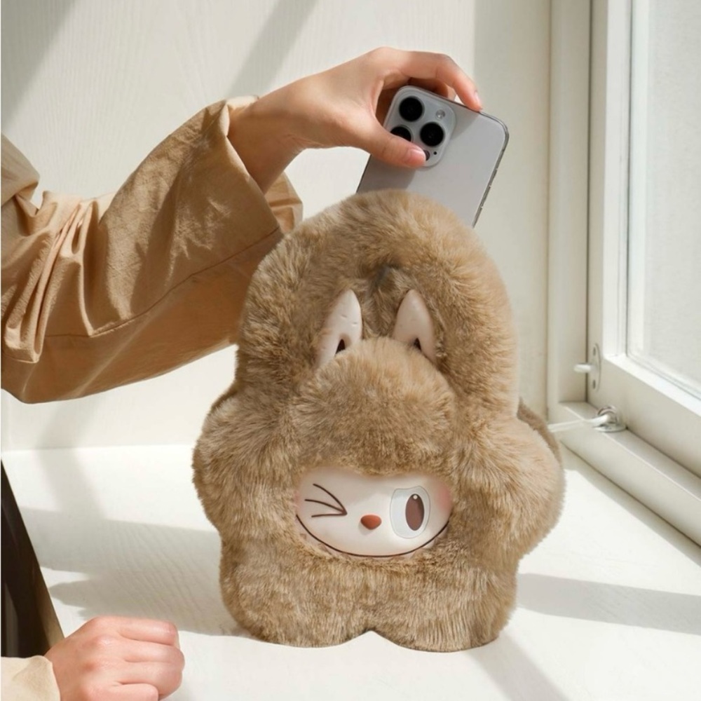 Pop Mart Labubu The Monsters Mokoko Tan Bag